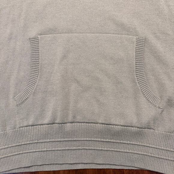 Athleta Evergreen Sweater Hoodie Sage Green Pullover Kangaroo Pocket Medium - Picture 5 of 10